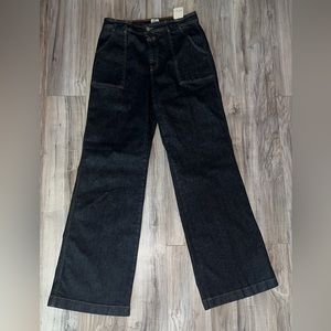 Free People Closed Wide Leg Jeans SZ 33 NWT MSRP $295